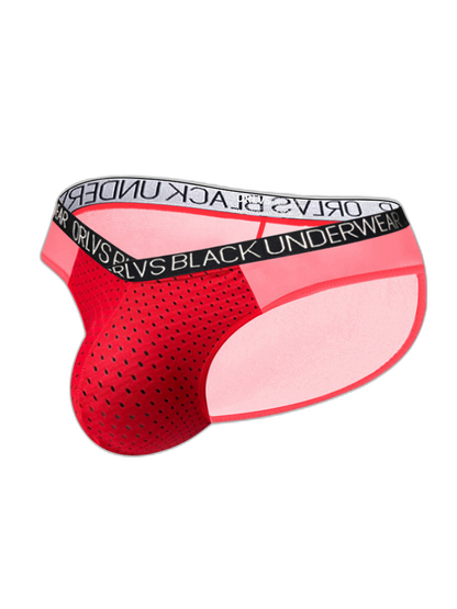 2-Pack Breathable Low Waist U-Convex Semi-Transparent Men's Briefs