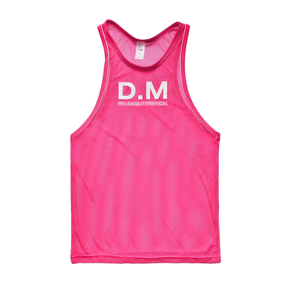 Dog & Master Mesh Tank Top Pink