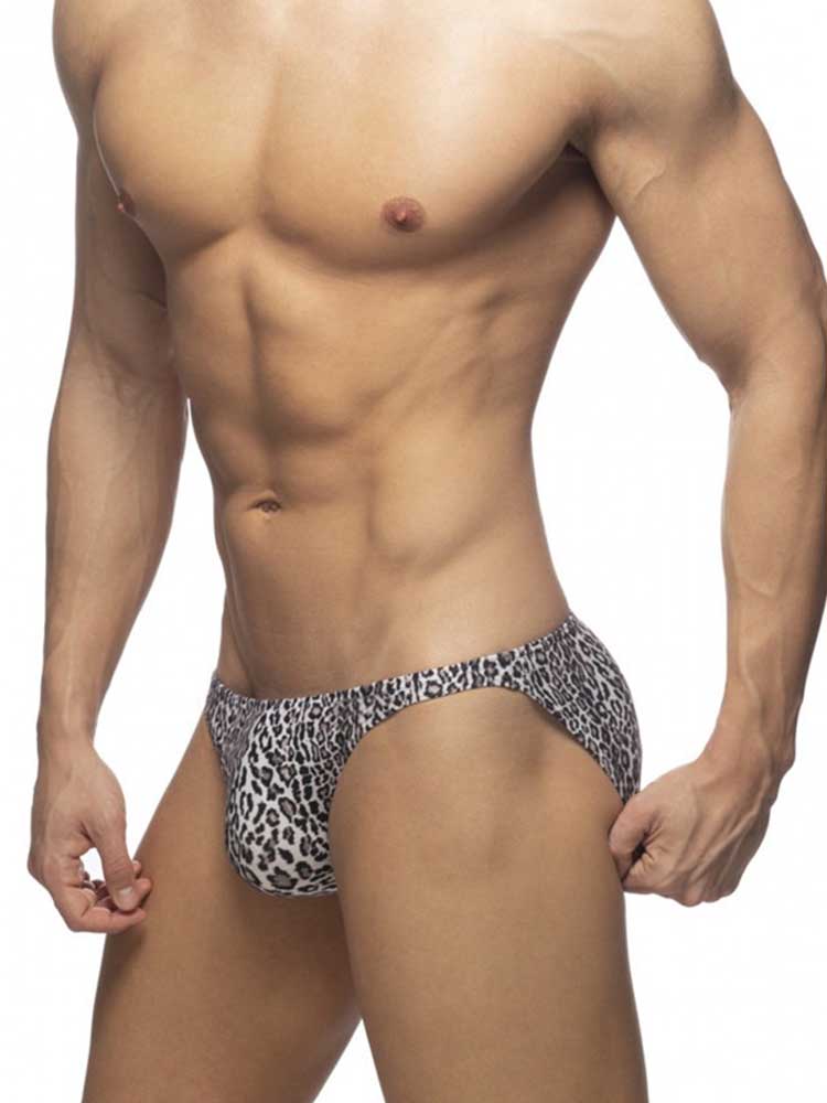 Men's Solid Colour Sexy Cup Swim Briefs
