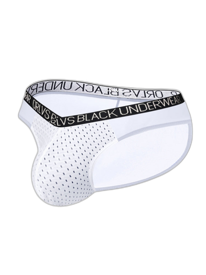 2-Pack Breathable Low Waist U-Convex Semi-Transparent Men's Briefs