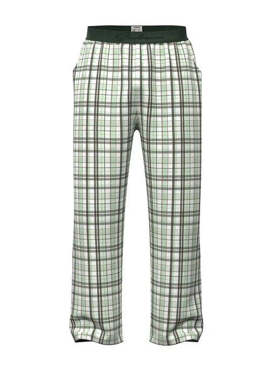 Men's Stylish Striped Plaid Casual Lounge Pants