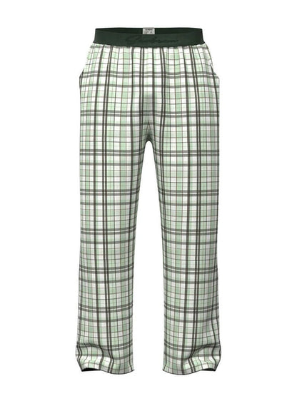 Men's Stylish Striped Plaid Casual Lounge Pants