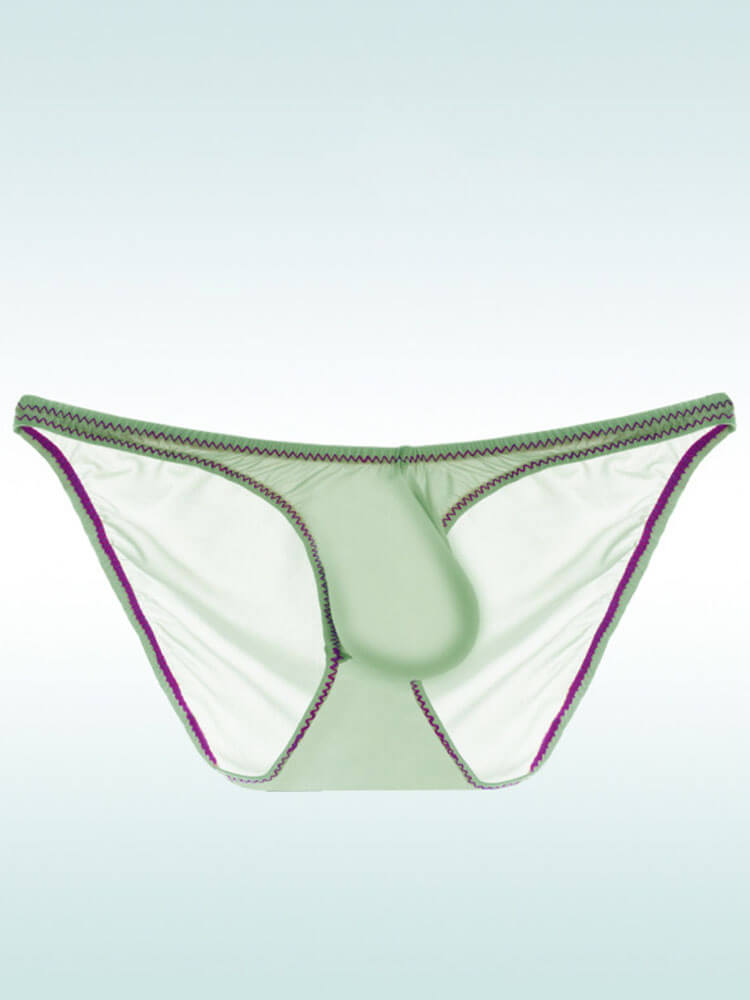 Men's Sexy Ultra-Thin Seamless Ice Silk Briefs