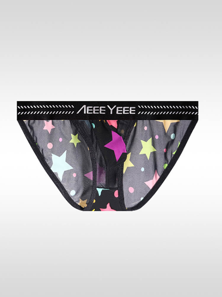 Men's Ultra-Thin Printed Full Coverage Briefs