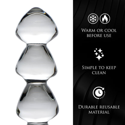 Drops Anal Link Glass Dildo