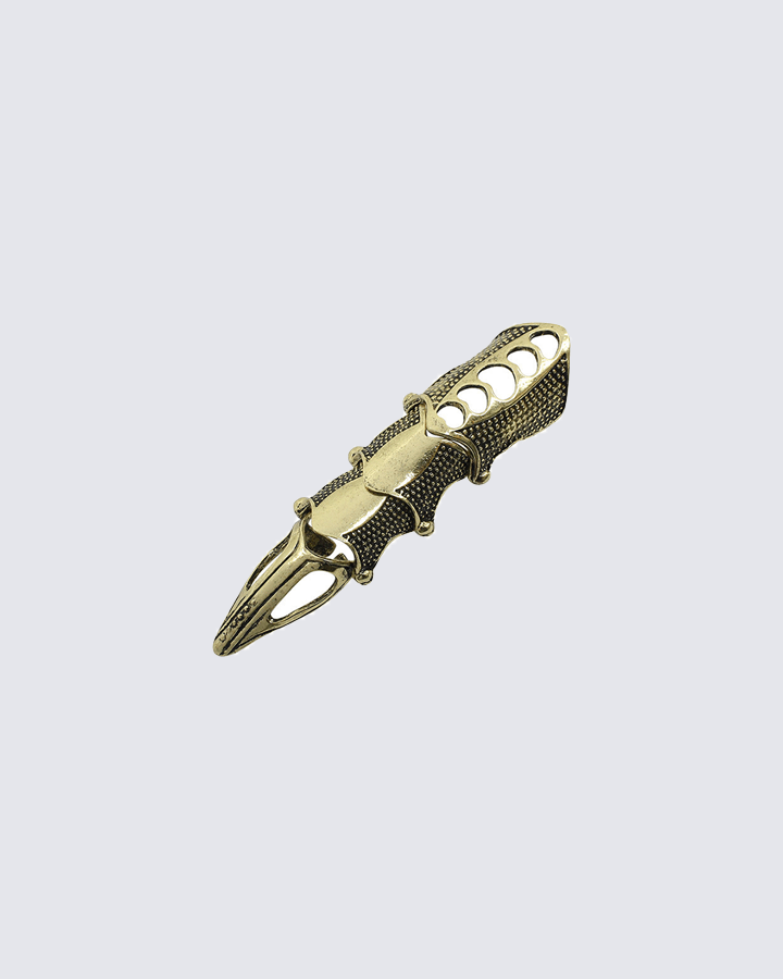 'GOTHIC CLAW' Articulated Armor Finger Ring
