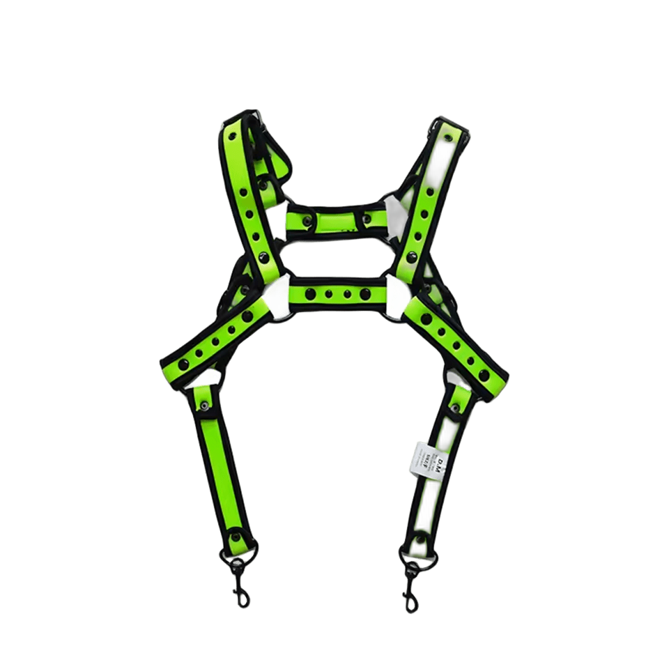 Dog & Master Body Harness Green