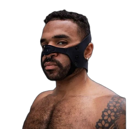 Mr S Leather Neo Open Chin Face Harness