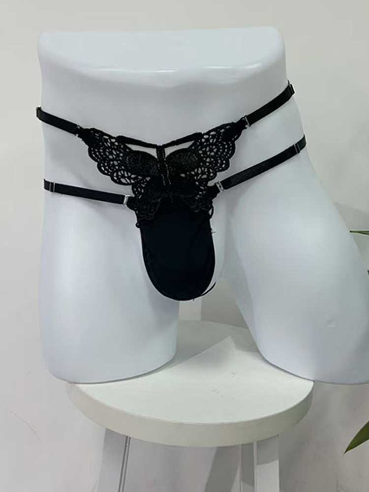 Men's Sexy Lace Sheer Multi-Style Underwear
