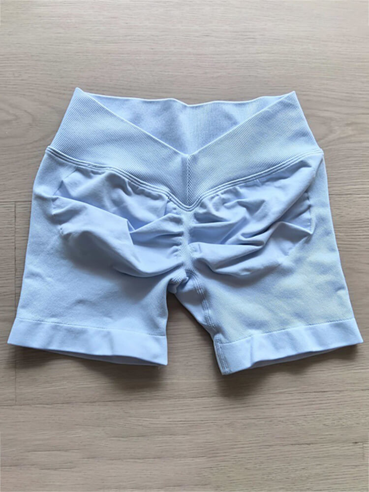 V-Waist Hip-Enhancing Tight Stretch Yoga Shorts
