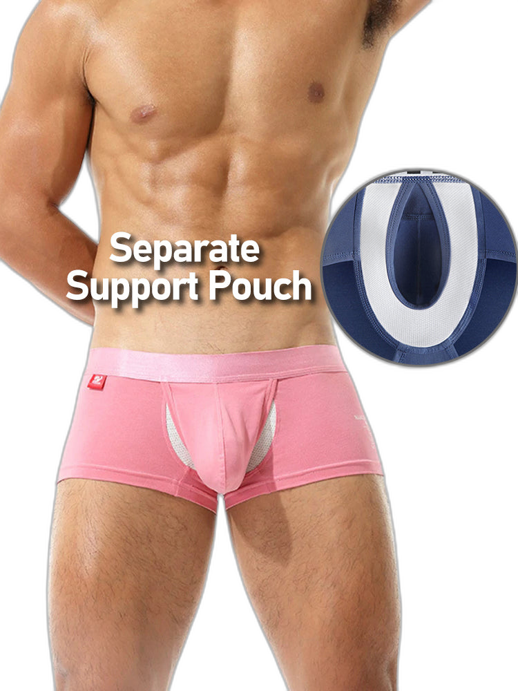 2 Pack Men's Large Pouch Casual Underwear