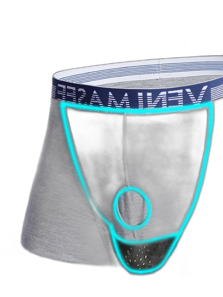 Men's Modal Separate Dual Pouch Underwear
