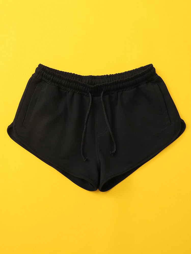 Mens Sexy Retro Running Gym Short Shorts - Orange