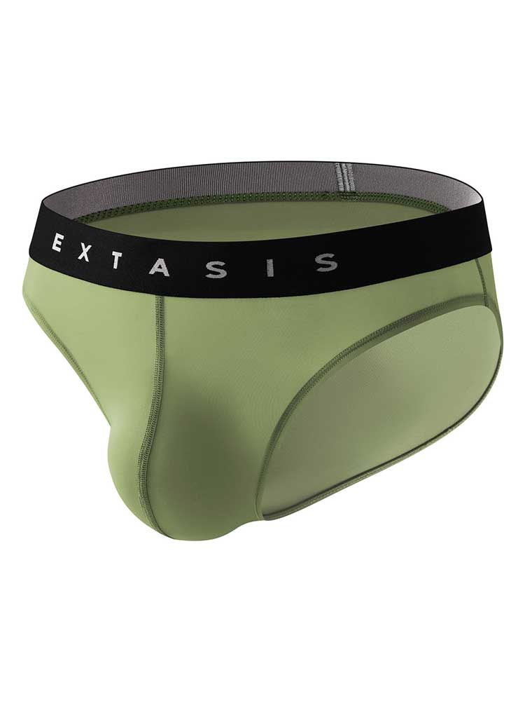 Men's Letter Belt Sexy Solid Color Briefs
