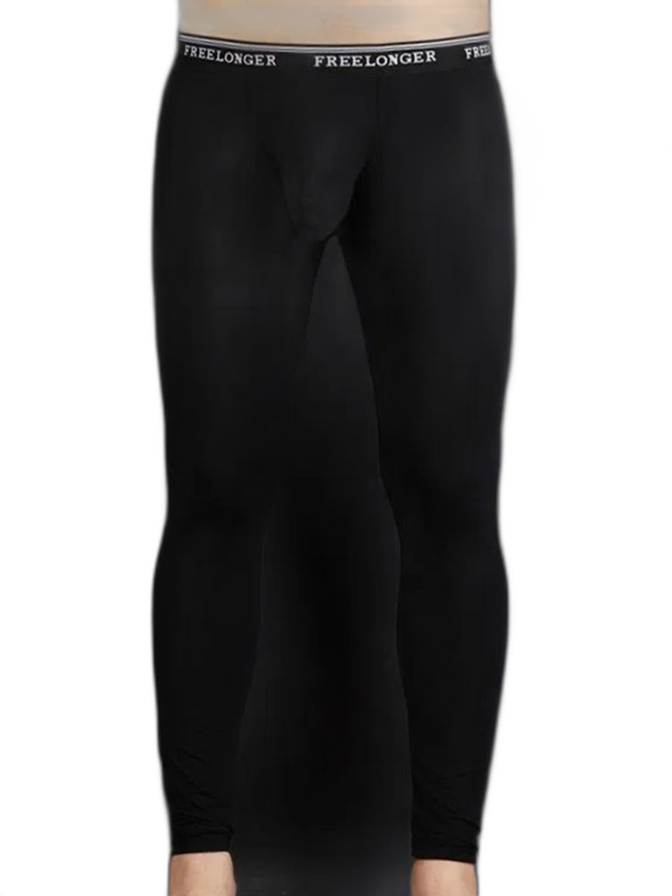 FreeLonger Men's Comfy Big Separate Pouch Thermal Underwear
