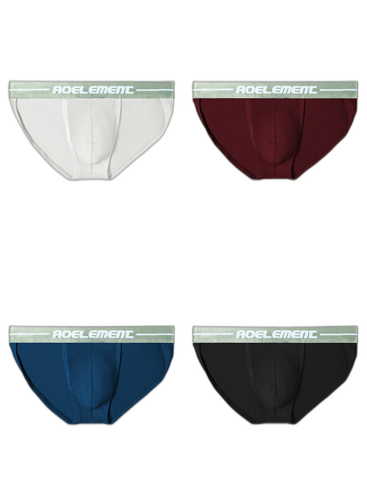 4 Pack Men's Sexy Bikini Brief Style Pouch Underwear