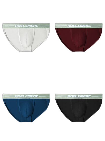 4 Pack Men's Sexy Bikini Brief Style Pouch Underwear