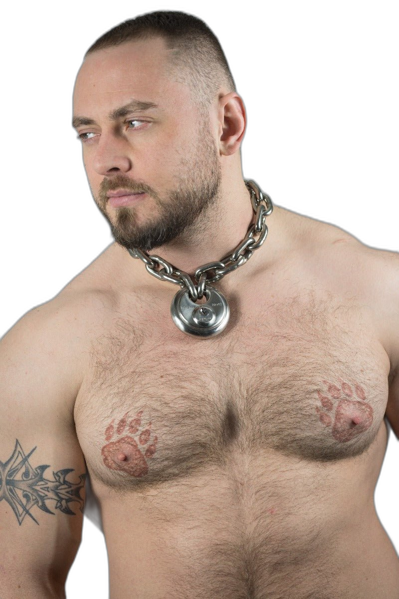 ruff GEAR Pitbull Chain 8mm with 70mm Master Lock Disc