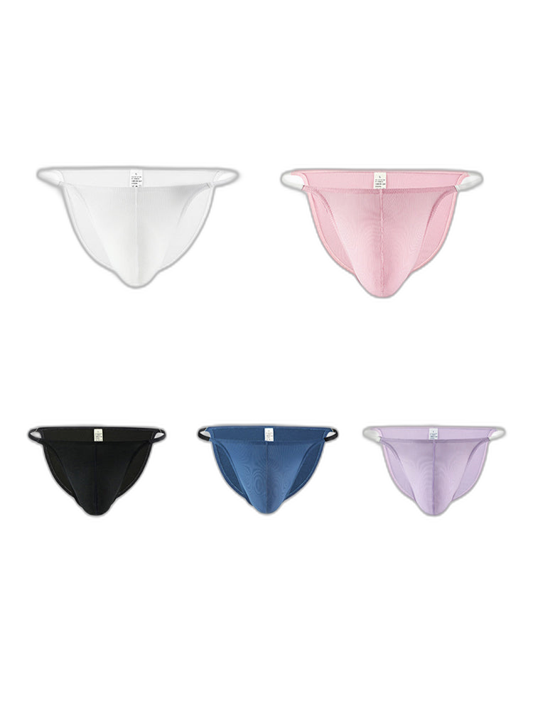 Men's Sexy Big Support Pouch Low-rise String Bikini