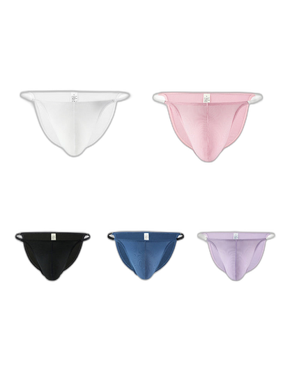 Men's Sexy Big Support Pouch Low-rise String Bikini