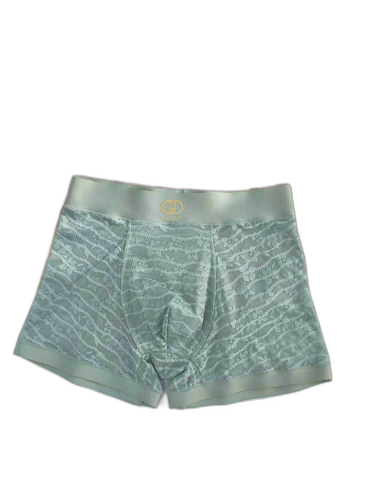 Men's Mid-Rise Sexy Seamless Lace Trunks