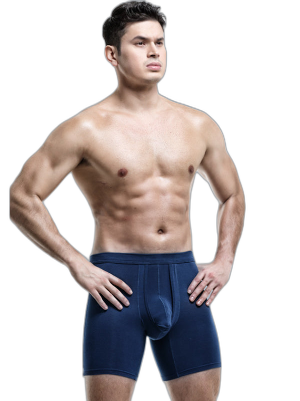 2 Pack Long Boxer Briefs with Separate Pouch