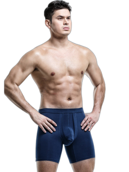 2 Pack Long Boxer Briefs with Separate Pouch