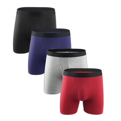 Multi-pack Men's Prevent Thighs Chafing Boxer Briefs