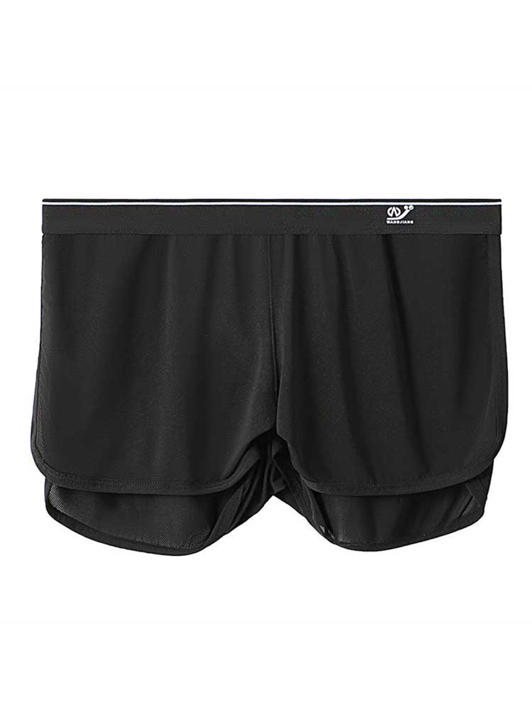 Men's Summer Ice Silk Mesh Pajama Pants Briefs