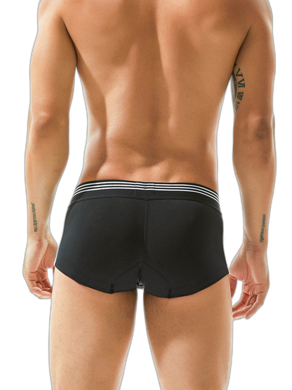 Men's Slim-Fit Cotton Trunks - Low Rise & Lifting Support