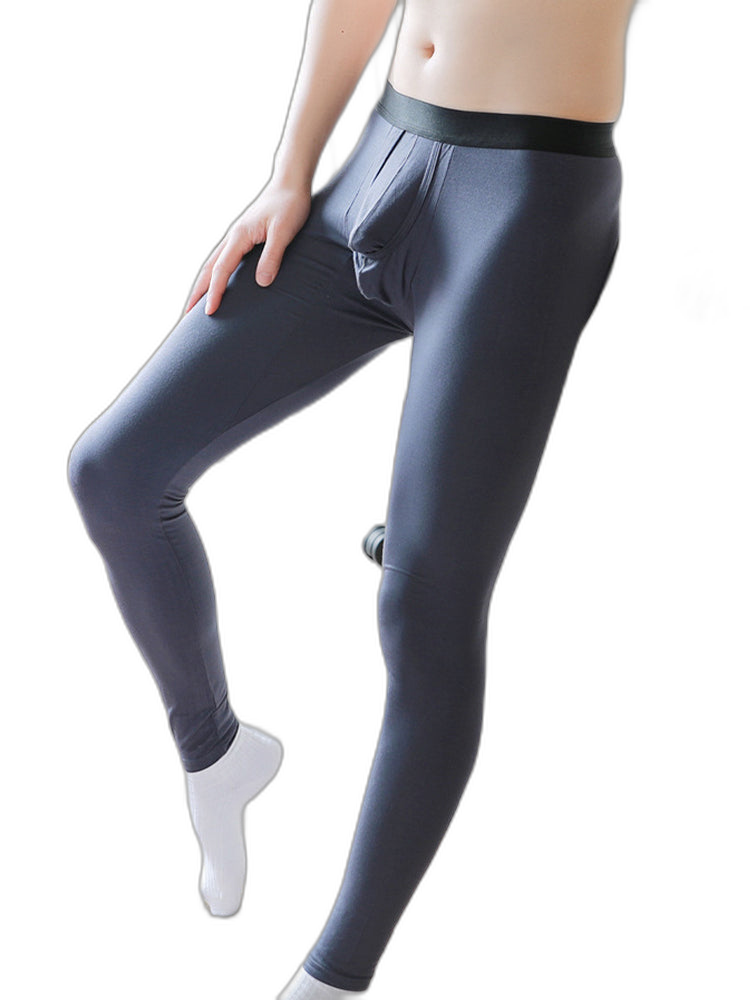 Men's Split-opening Pouch Thermal Pants