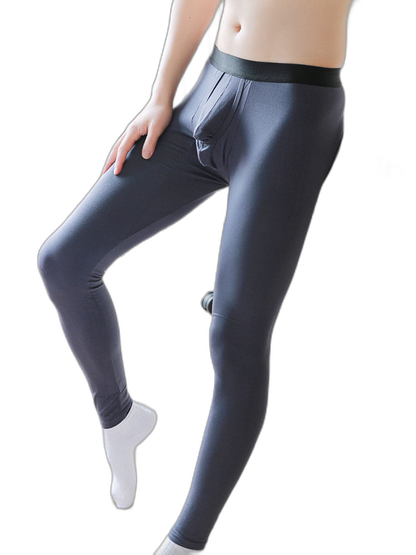 Men's Split-opening Pouch Thermal Pants