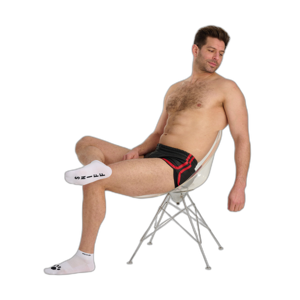Prowler RED Sniff Ankle Socks White Black