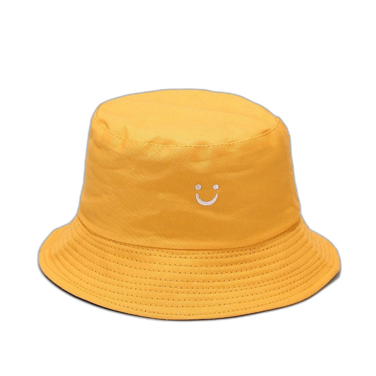 Reversible Smiley Bucket Hat