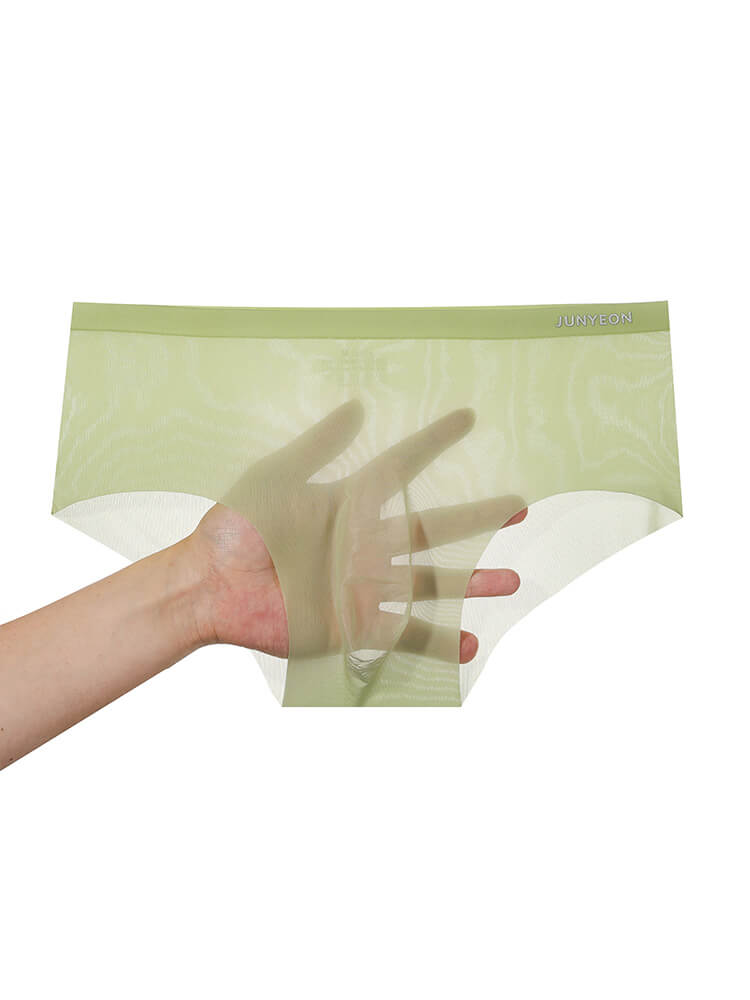Men's Sexy Sheer Breathable Nude-Feel Ice Silk Briefs
