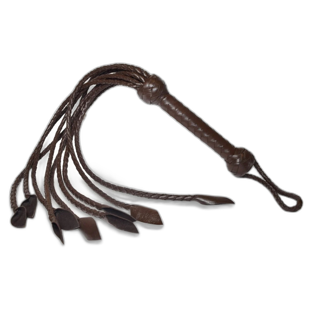 Prowler RED Brown Leather Flogger
