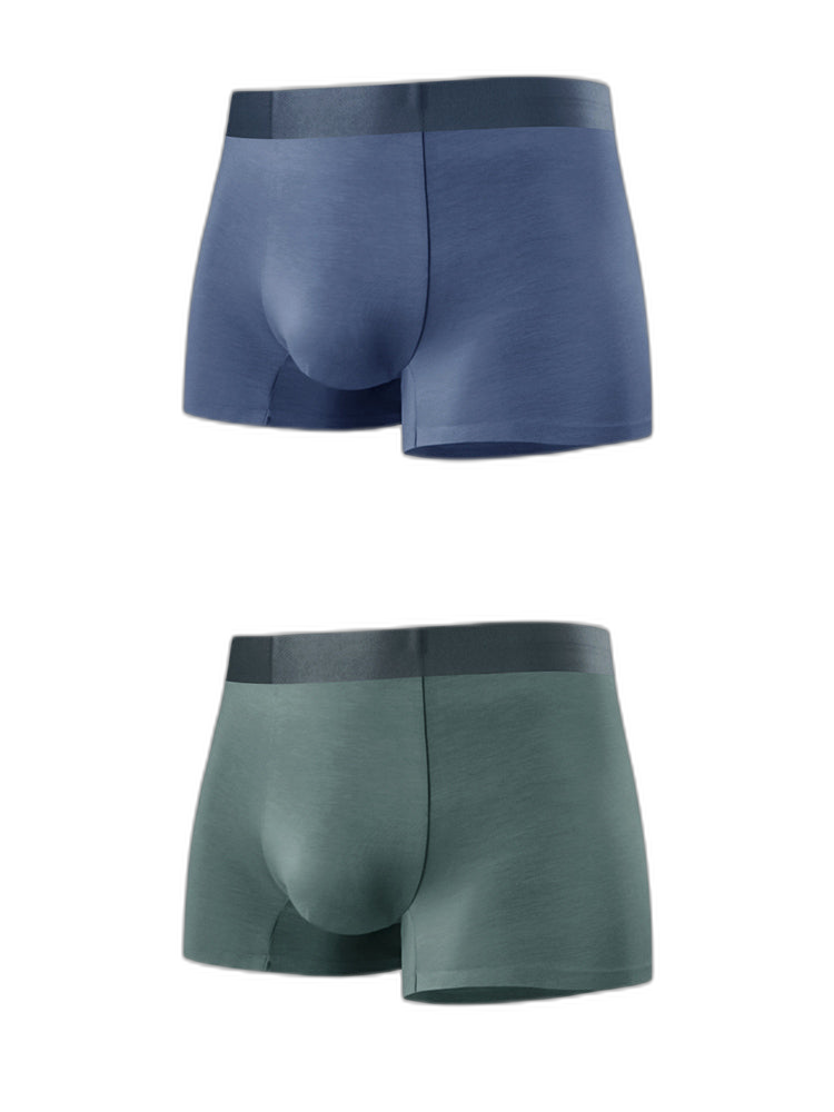 2 Pack Men's Anti-Bacterial Modal Trunks