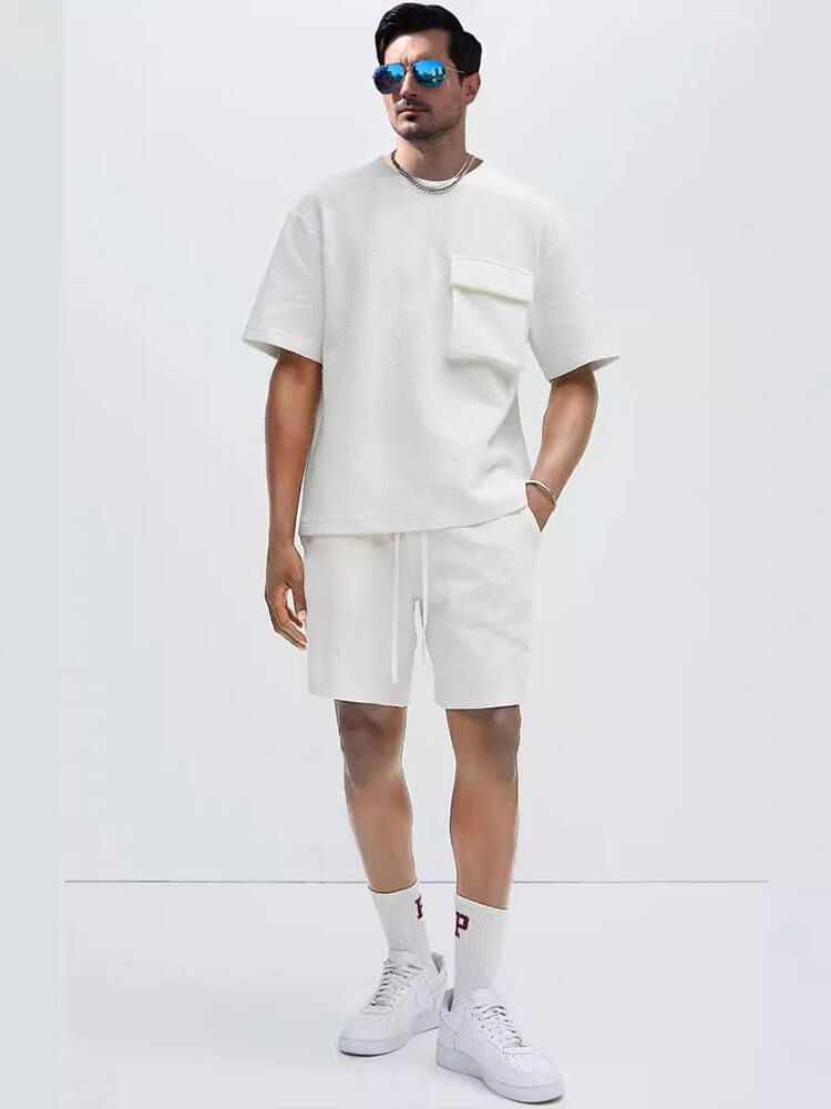 Men's Fashion Street Casual Sports Two-Piece Set