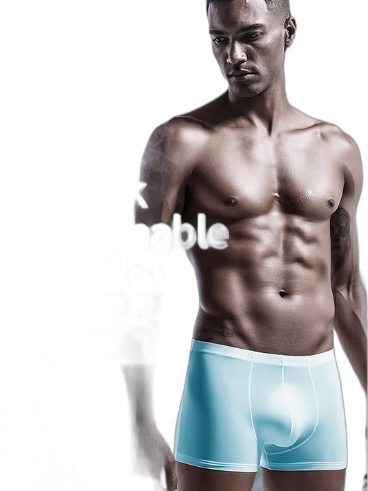4 Pack Cooling Silk Bulge Pouch Men's Underwear