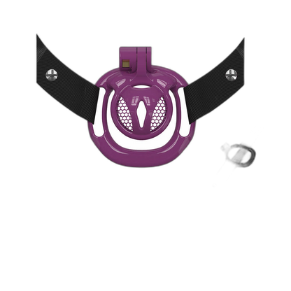 Cassian - Tiny Chastity Cage - Male Chastity Equipment - With Belt And Four Rings