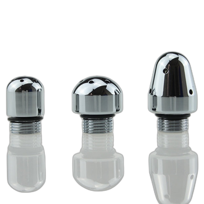 Aluminum Enema Douche Shower Nozzle Set (3 Heads)