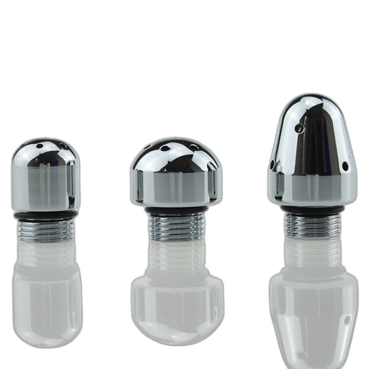 Aluminum Enema Douche Shower Nozzle Set (3 Heads)