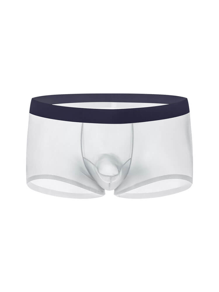 Men's Ice Silk Gun Bullet Separate Thin Trunks