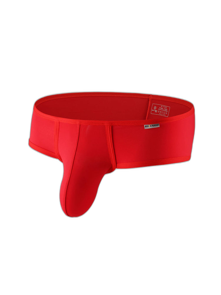 2 Pack Men's Low-Rise Contoured Pouch Stretch Fit Sporty Cut Trunks
