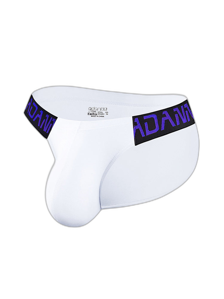 Men’s Sexy Spliced Color Big Pouch Bikini