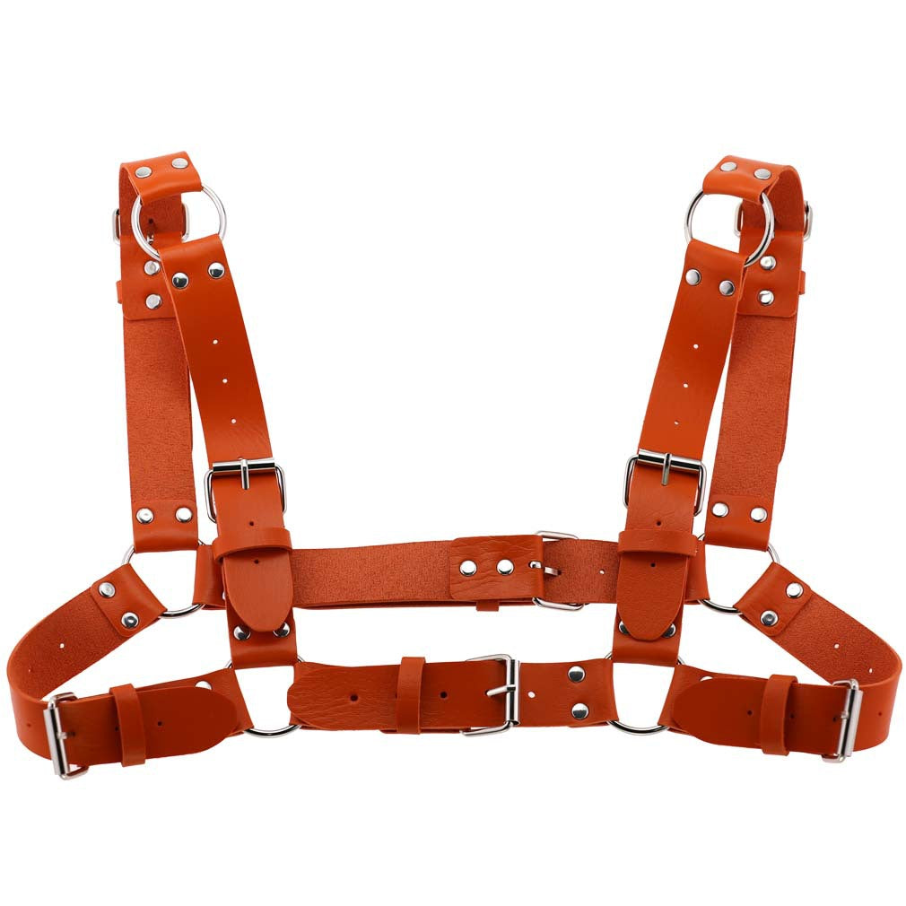 Unisex Adjustable Punk Leather Harness