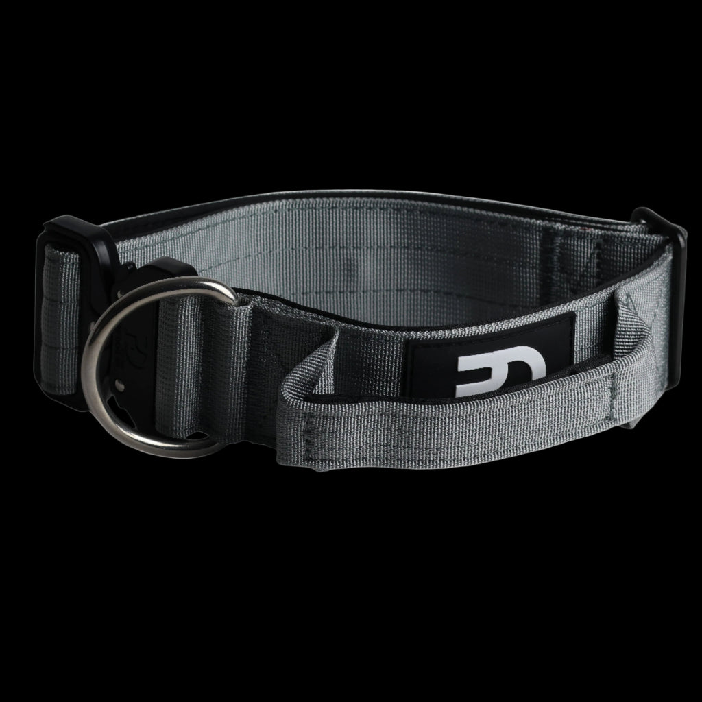 Pure Dog K9 Tactical Collar Grey
