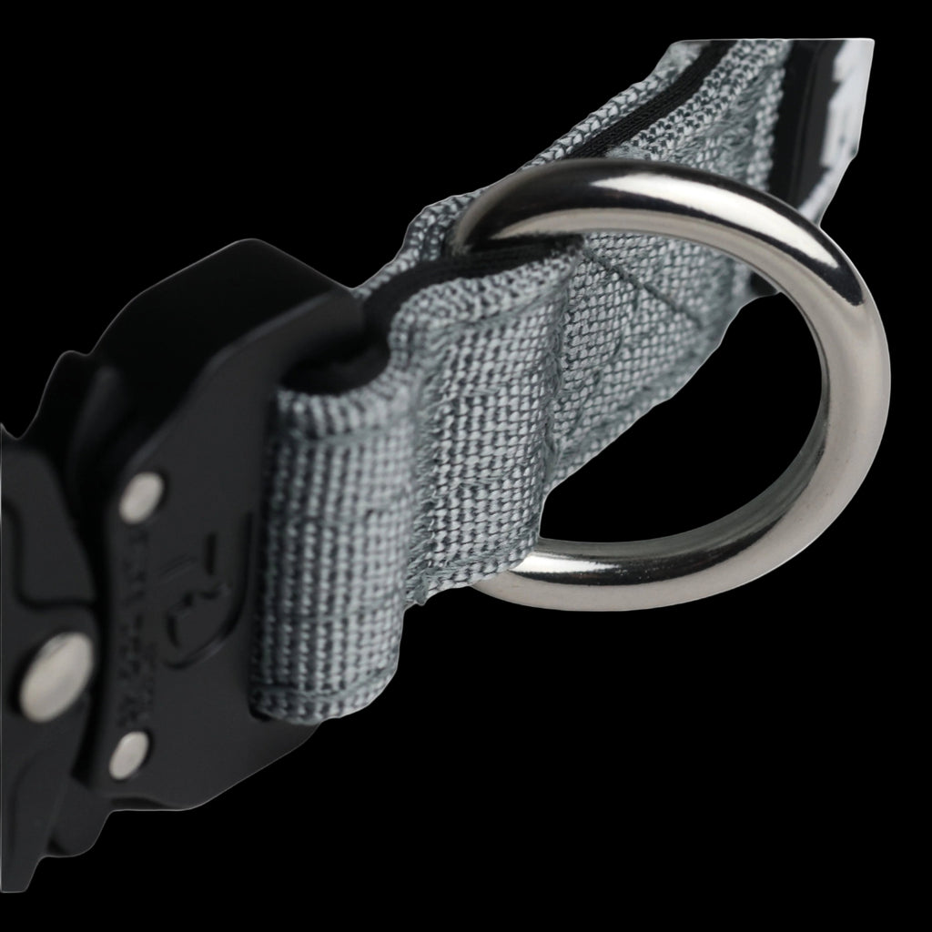 Pure Dog K9 Tactical Collar Grey
