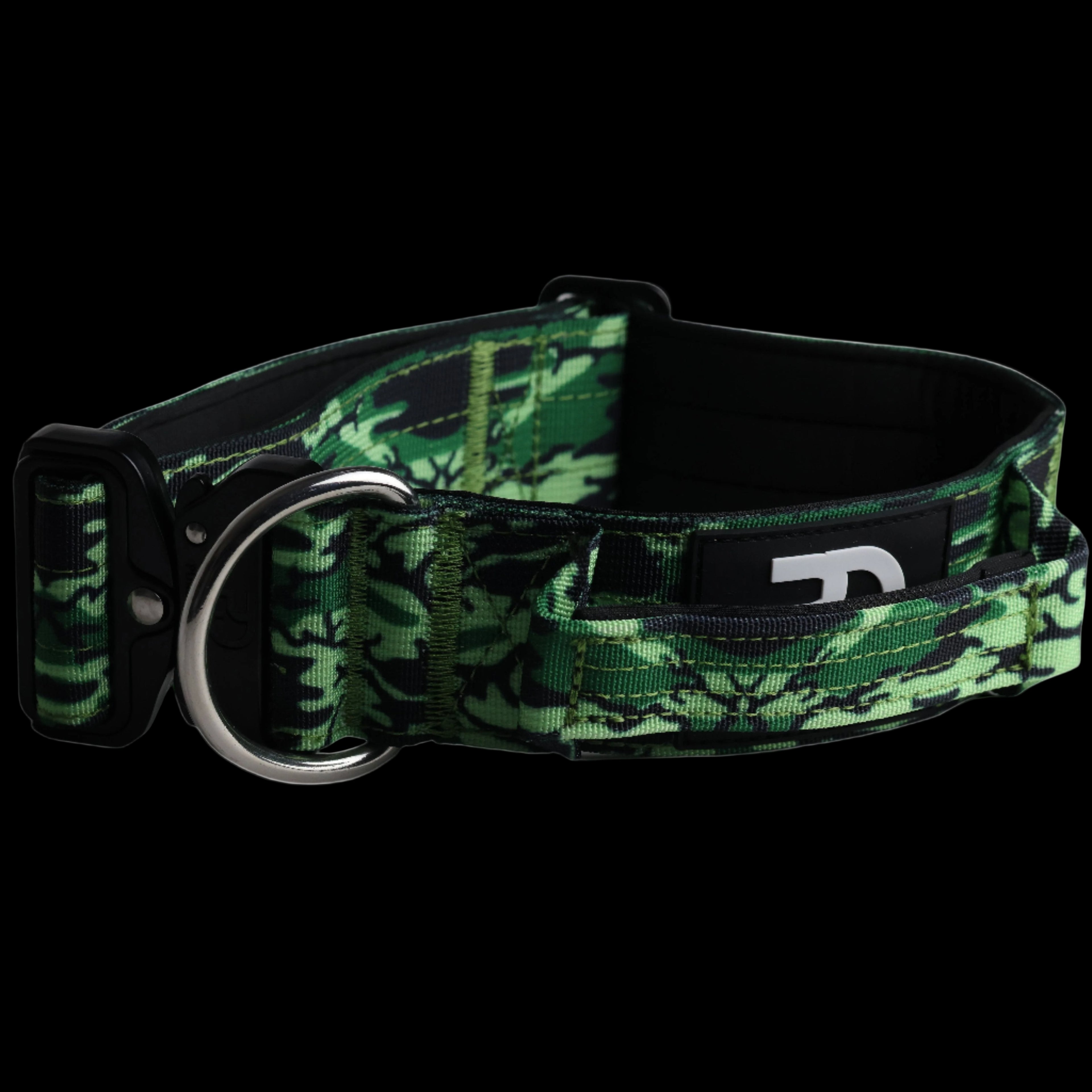 Pure Dog K9 Tactical Collar Green Camo