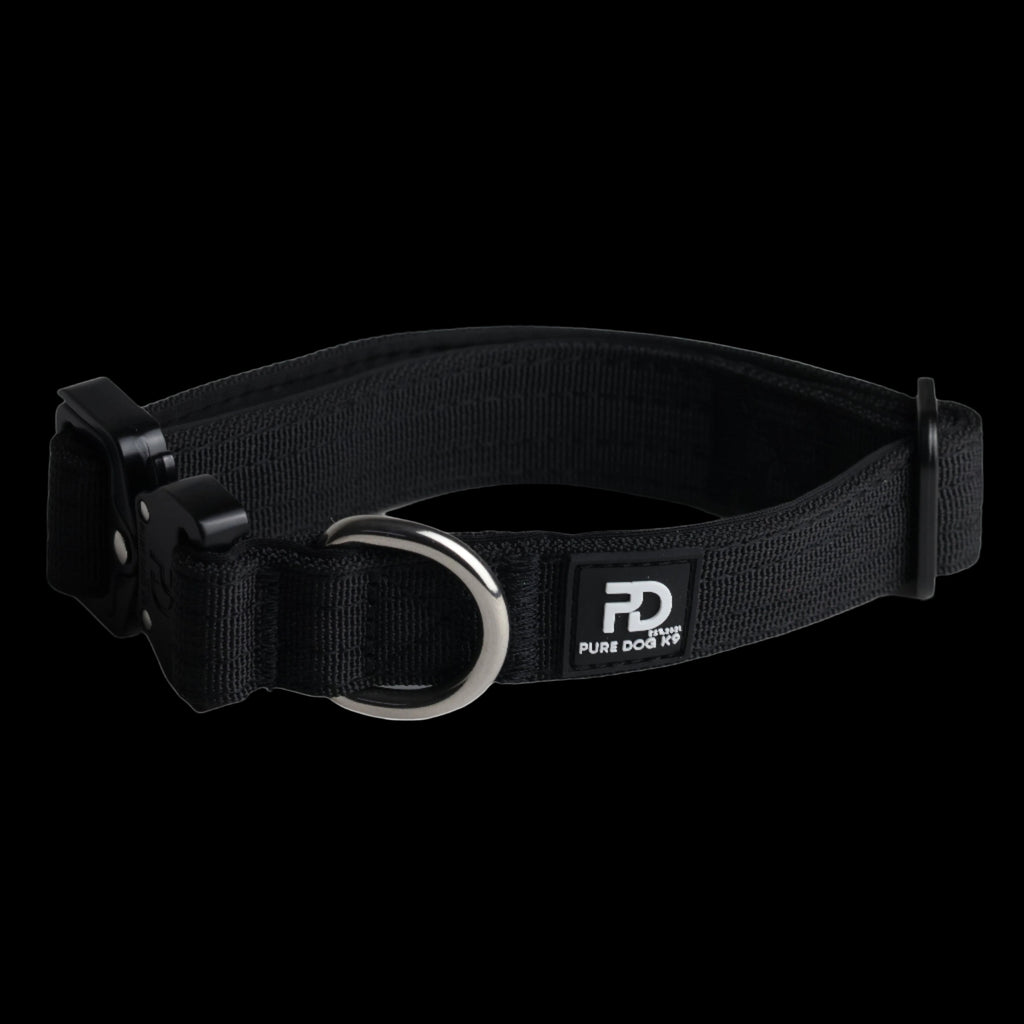 Pure Dog K9 Tactical Collar Black